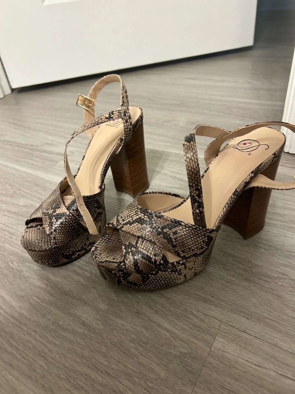 Snakeskin Heels